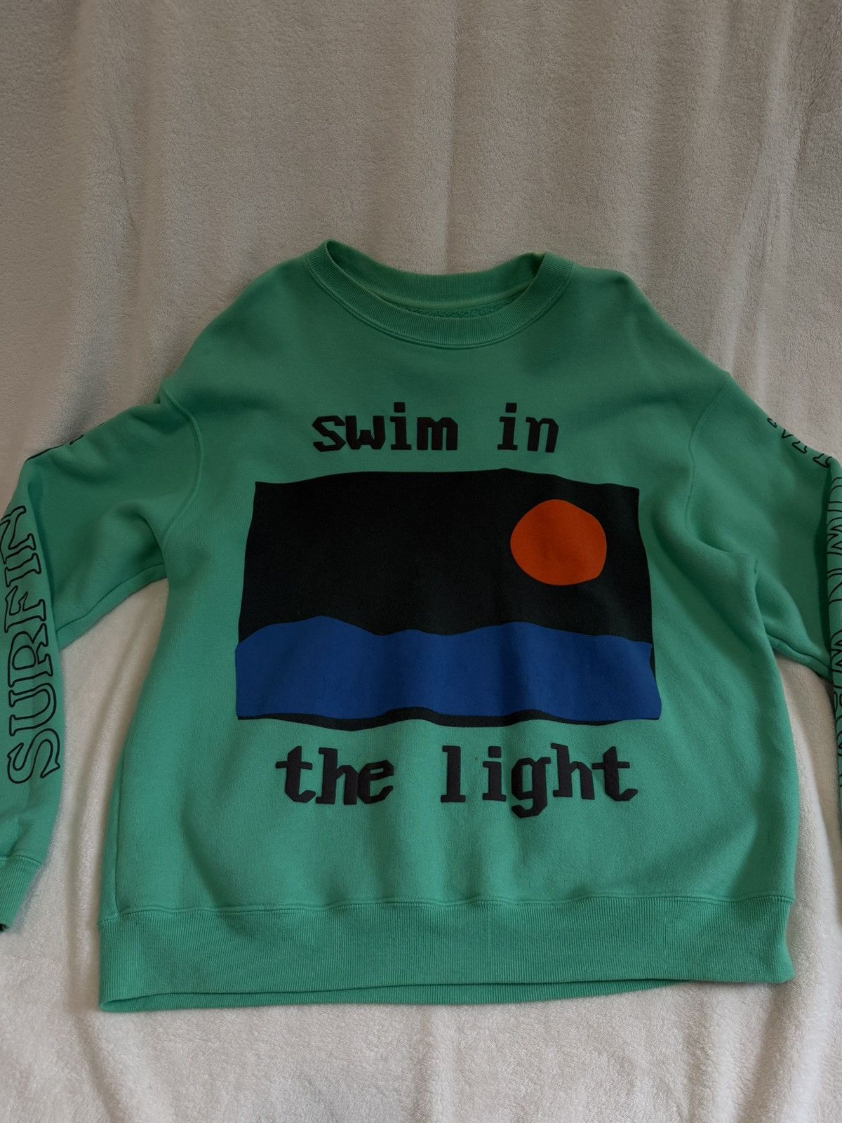 Cactus Plant Flea Market × Kid Cudi Cactus Plant Flea Market Kid Cudi Swim In The Light Crewneck Size US M / EU 48-50 / 2 - 2 Thumbnail