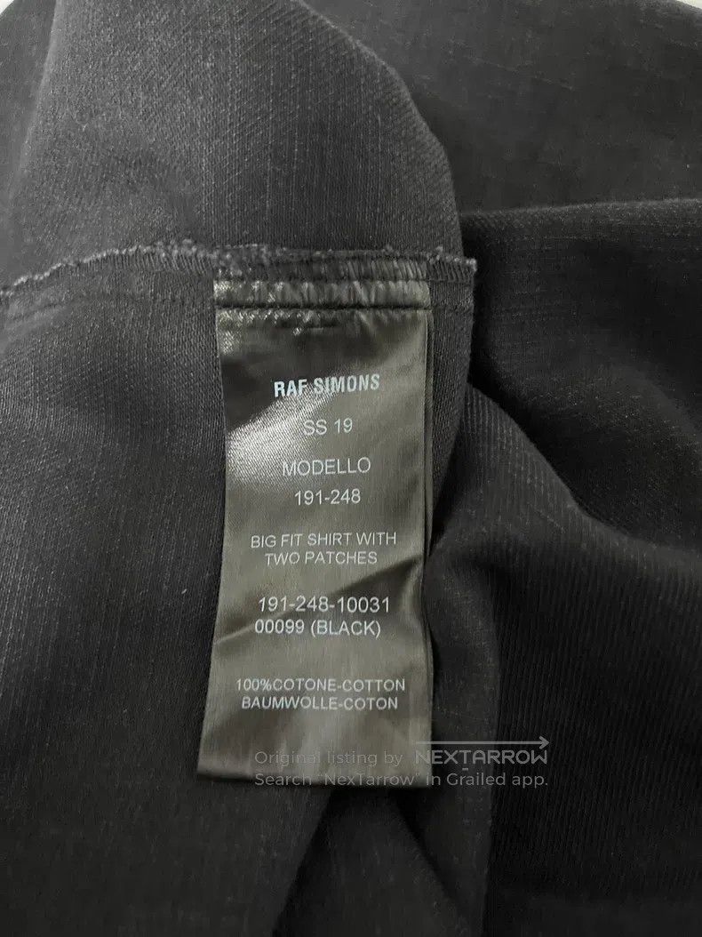 Raf Simons Raf Simons 19ss silver portrait patch denim shirt Size US S / EU 44-46 / 1 - 4 Thumbnail
