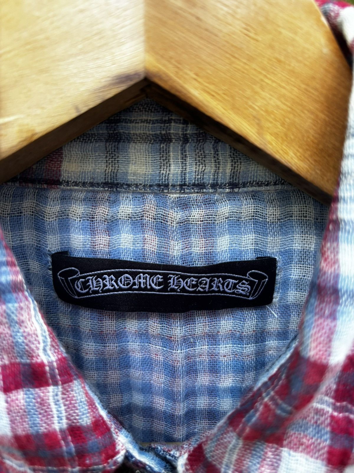 Chrome Hearts Chrome Hearts Star Button Red/Whte/Blu Flannel Shirt Size US S / EU 44-46 / 1 - 15 Thumbnail