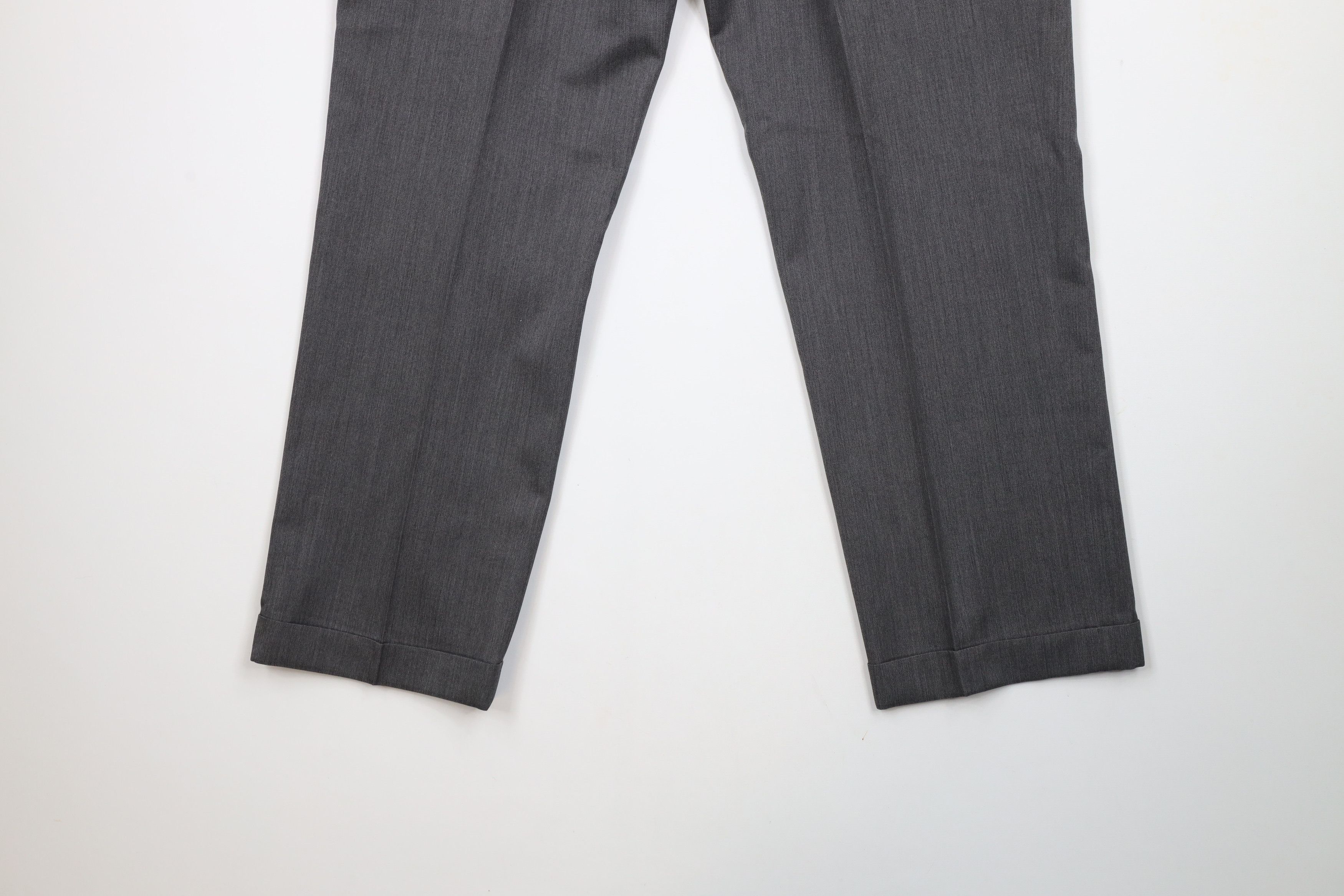 Brooks Brothers × Vintage Vintage Brooks Brothers Wide Leg Chino Pants Sharkskin Gray Size US 34 / EU 50 - 11 Thumbnail