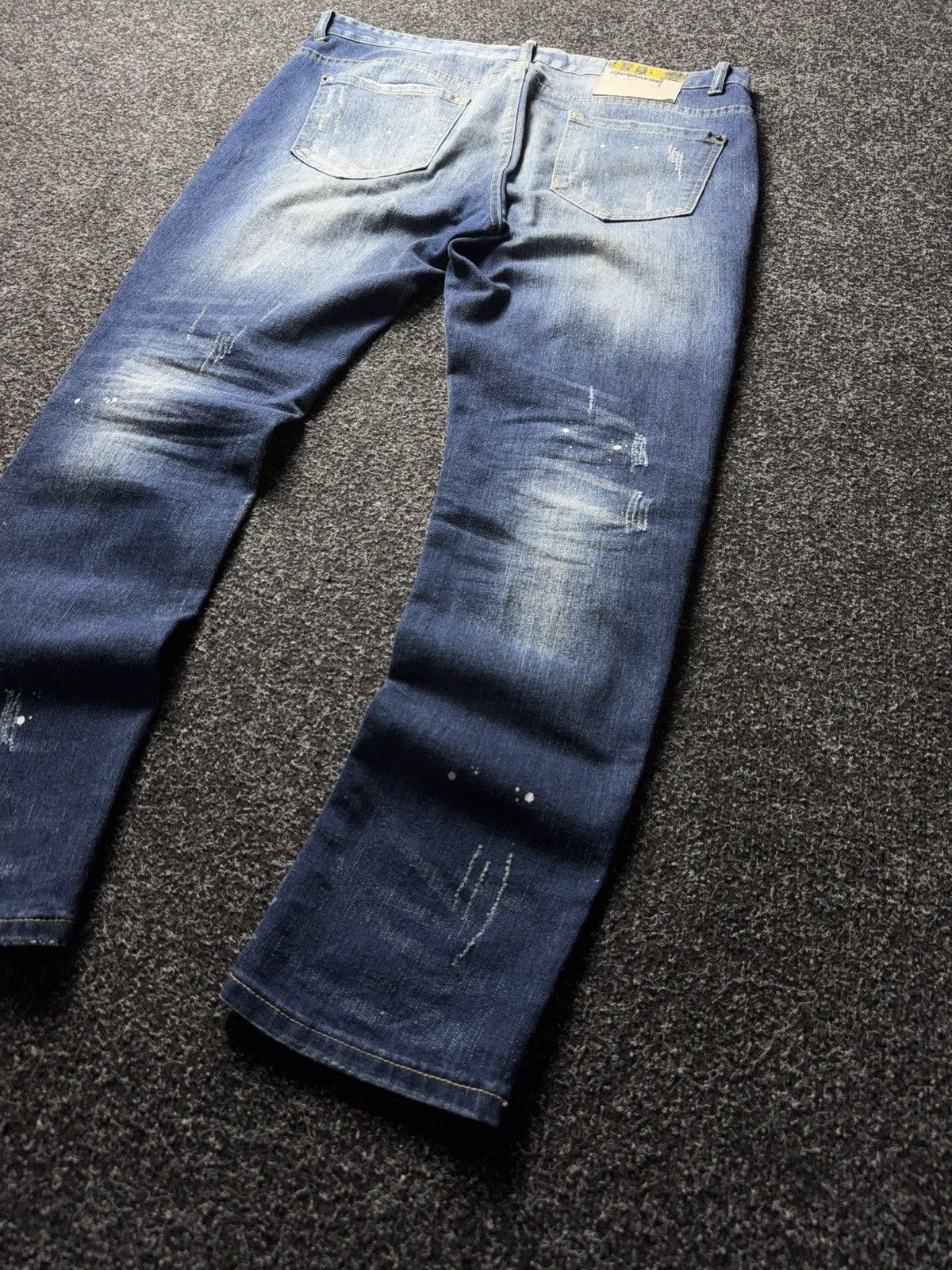 Dsquared2 Retro Y2K 00s Dsquared2 Distressed Patchwork Jeans 54 Italy Size US 36 / EU 52 - 16 Thumbnail
