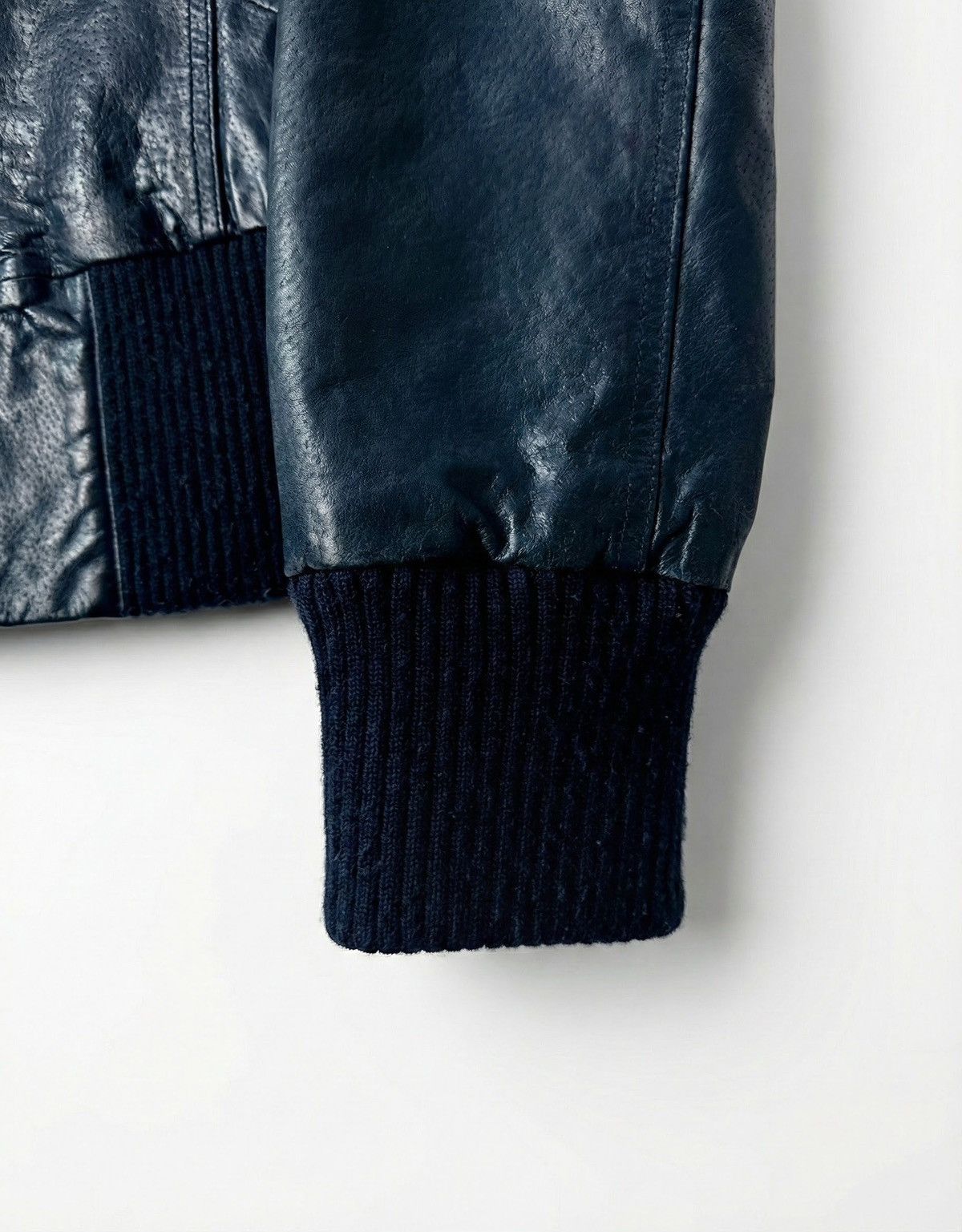 Vintage Vintage Danish Design | Leather Bomber | Scandi Grunge Size XL / US 12-14 / IT 48-50 - 3 Thumbnail