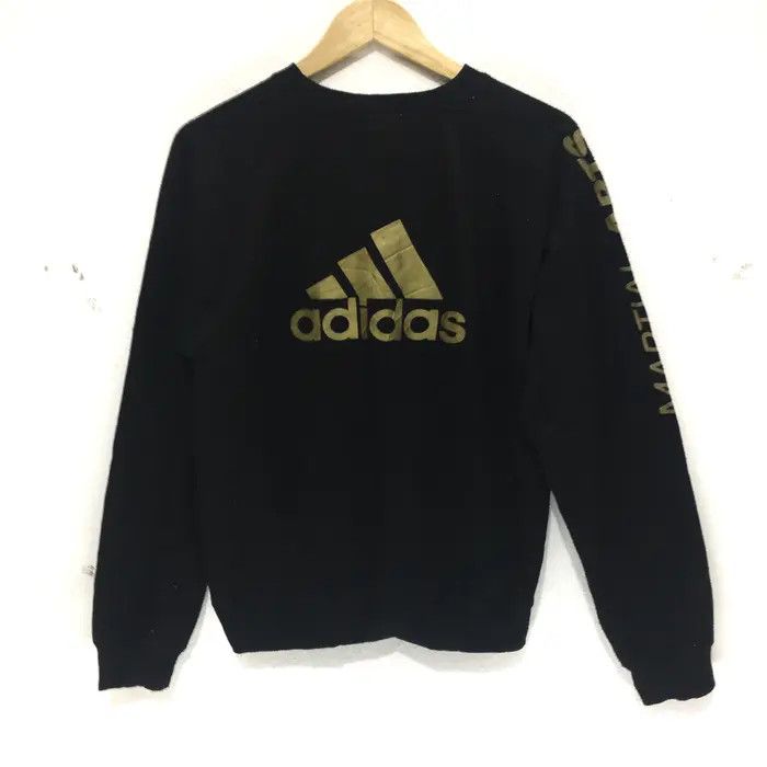 Adidas Vtg ADIDAS EQT Martial Arts Sweatshirt Black Sweater Jumper Size US M / EU 48-50 / 2 - 1 Thumbnail