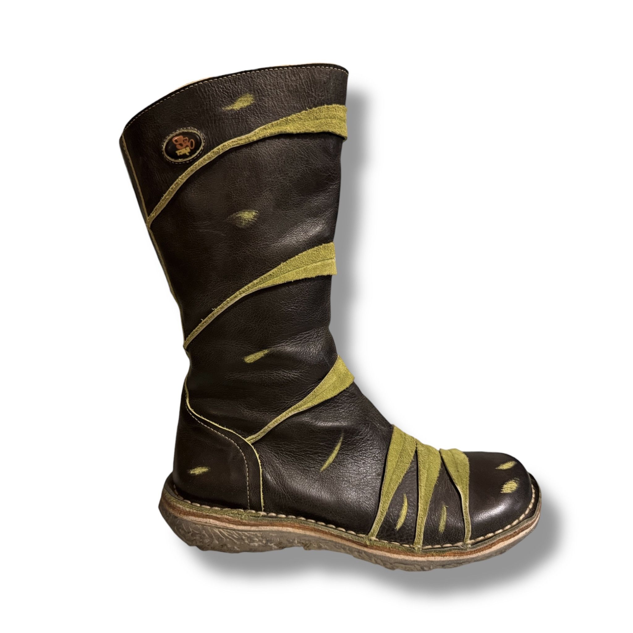 Other Ultra Rare EJECT Archive Vintage Leather Boots Size US 6.5 / IT 36.5 - 7 Thumbnail