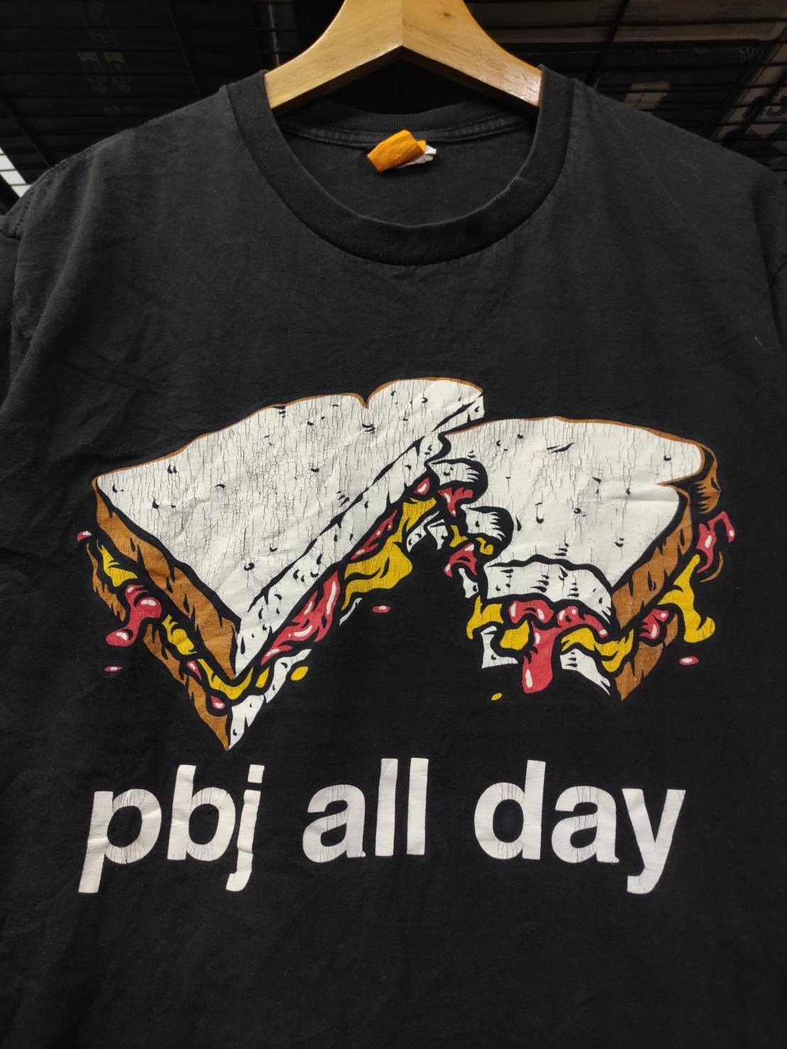 Enjoi Vtg 00's Enjoi Skateboard " Pbj All Day " T-Shirt Size US M / EU 48-50 / 2 - 1 Thumbnail