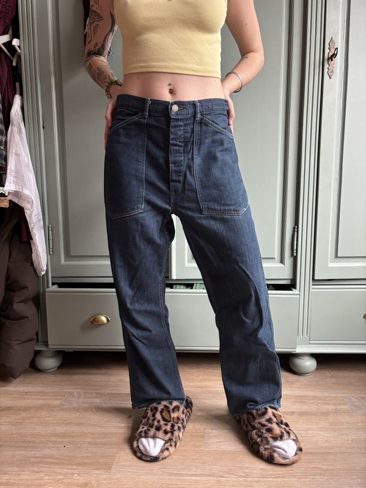 Evisu Evisu pants with adjustable straps Size US 32 / EU 48 - 4 Thumbnail
