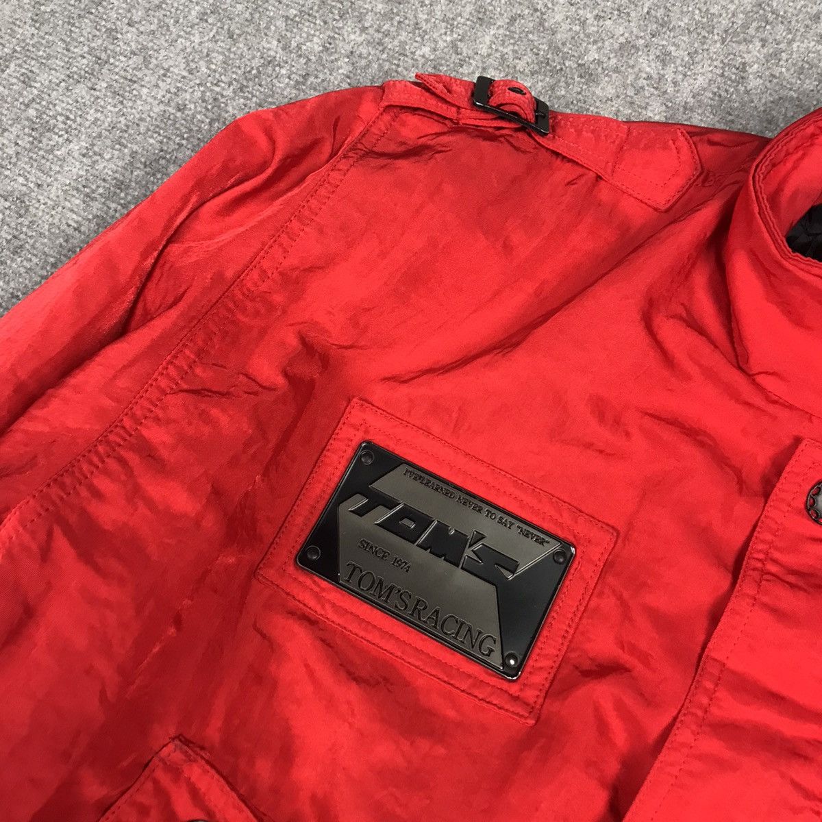 Sports Specialties VINTAGE TOM’S RACING JAPANESE BOMBER RED JACKET Size US M / EU 48-50 / 2 - 4 Thumbnail
