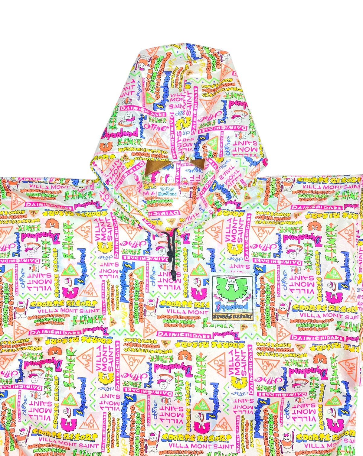 Japanese Brand Rare‼️ Vintage Dynaland Rain Jacket Full Print Size L / US 10 / IT 46 - 4 Thumbnail