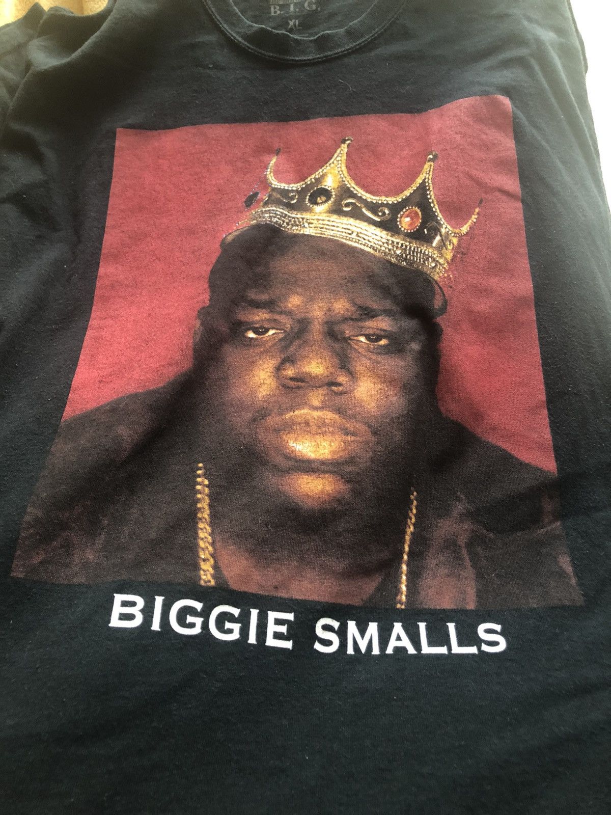 Rap Tees × Vintage RARE NOTORIOUS BIG BIGGIE SMALLS RIP RAPPER GOAT TEE SHIRT Size US L / EU 52-54 / 3 - 2 Thumbnail