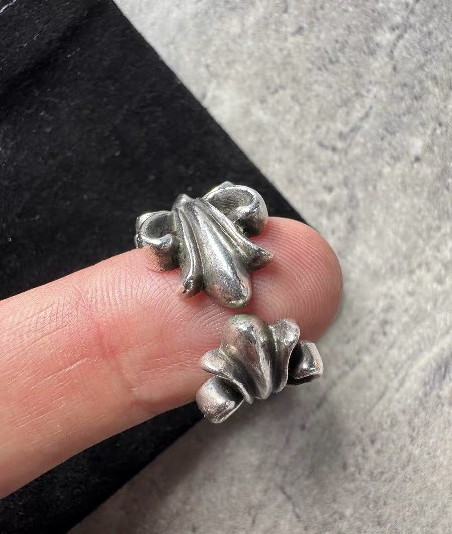 Chrome Hearts Chrome Hearts Cross Open Flower Ring Size ONE SIZE - 6 Thumbnail