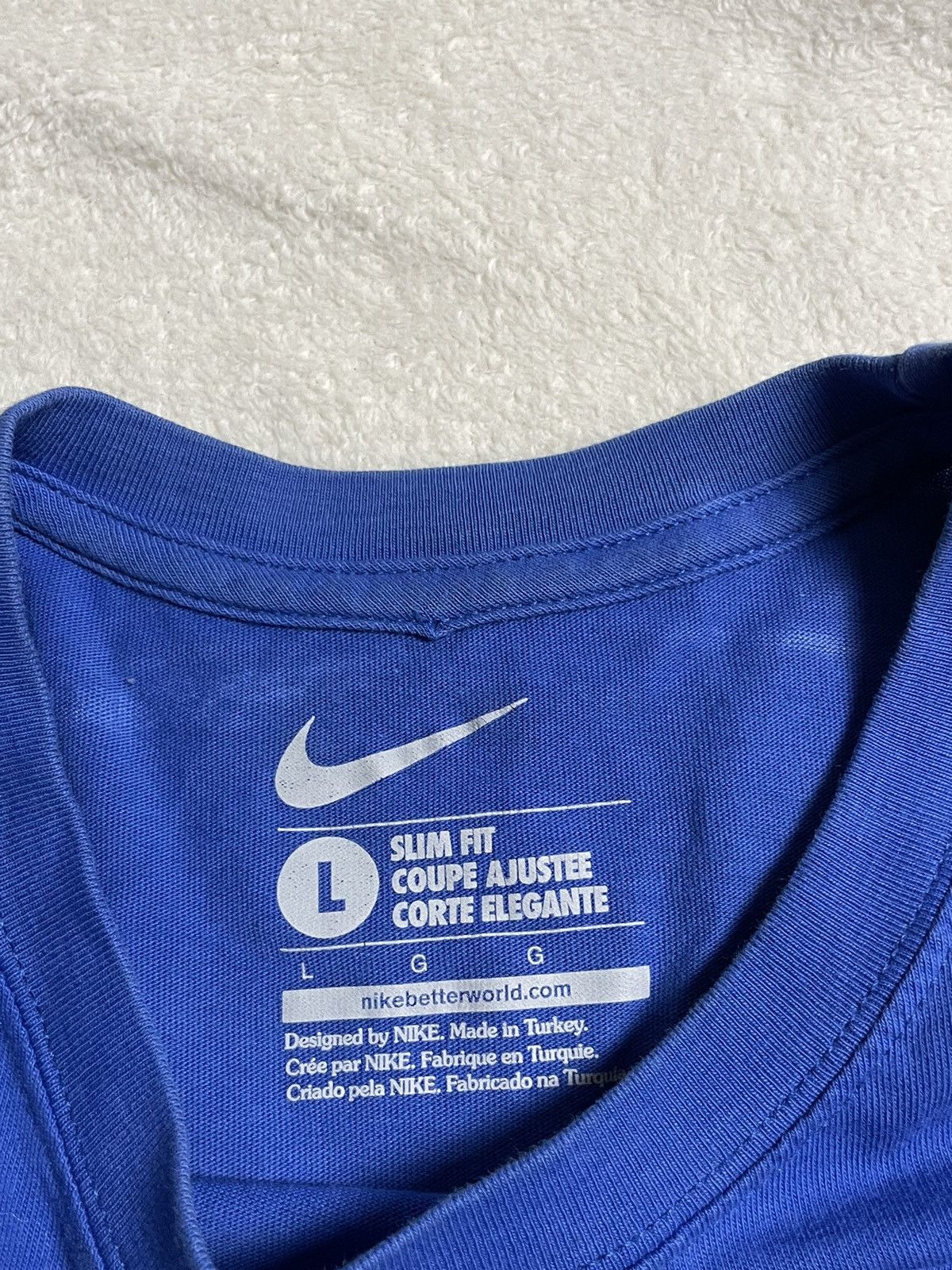 Nike × Vintage Nike Vintage T-shirt Brazil Football Cup 2014 Size US L / EU 52-54 / 3 - 4 Thumbnail