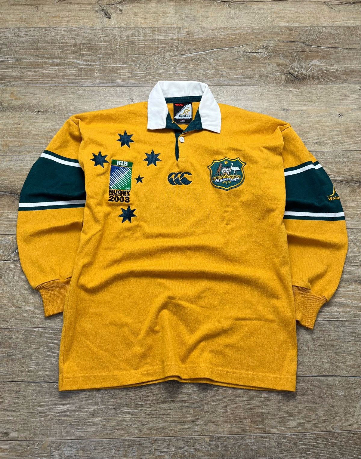 Canterbury of New Zealand VTG CANTERBURY WALLABIES AUSTRALIA 2003 RUGBY LONG SLEEVE Size US S / EU 44-46 / 1 - 1 Thumbnail