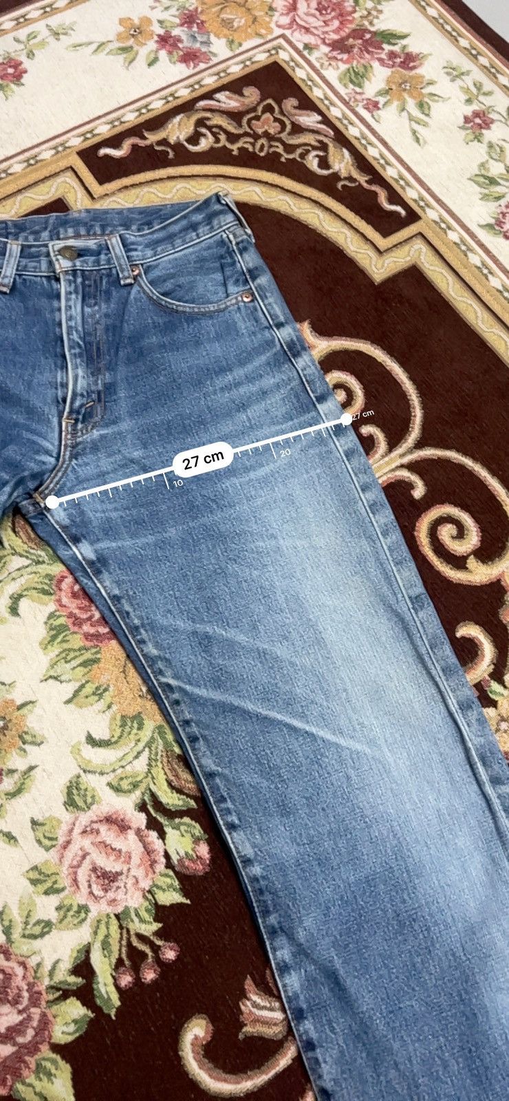Levi's Vintage Clothing × Vintage Levis 551Z / w29 L36 - Vintage selvedge Japan Big E Size US 29 - 10 Thumbnail