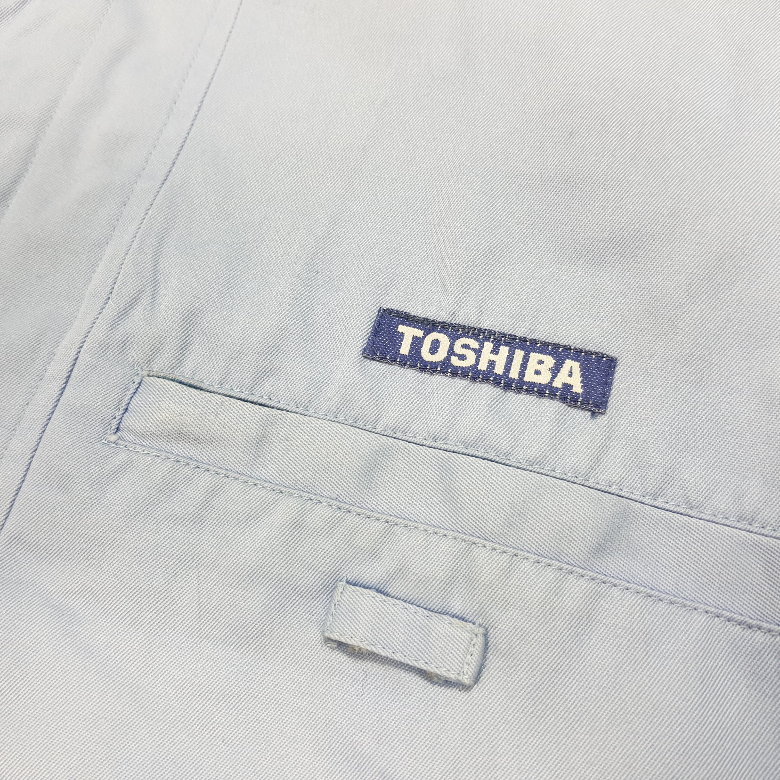 Japanese Brand × Vintage Vintage TOSHIBA Japan Brand workwear Jacket Size US M / EU 48-50 / 2 - 2 Thumbnail