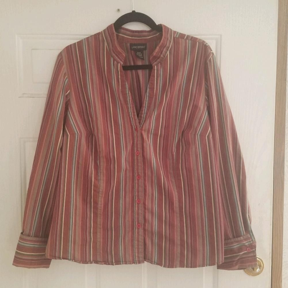 Designer Lane Bryant Blouse Size 18/20 Size XXL / US 16-18 / IT 52-54 - 1 Thumbnail