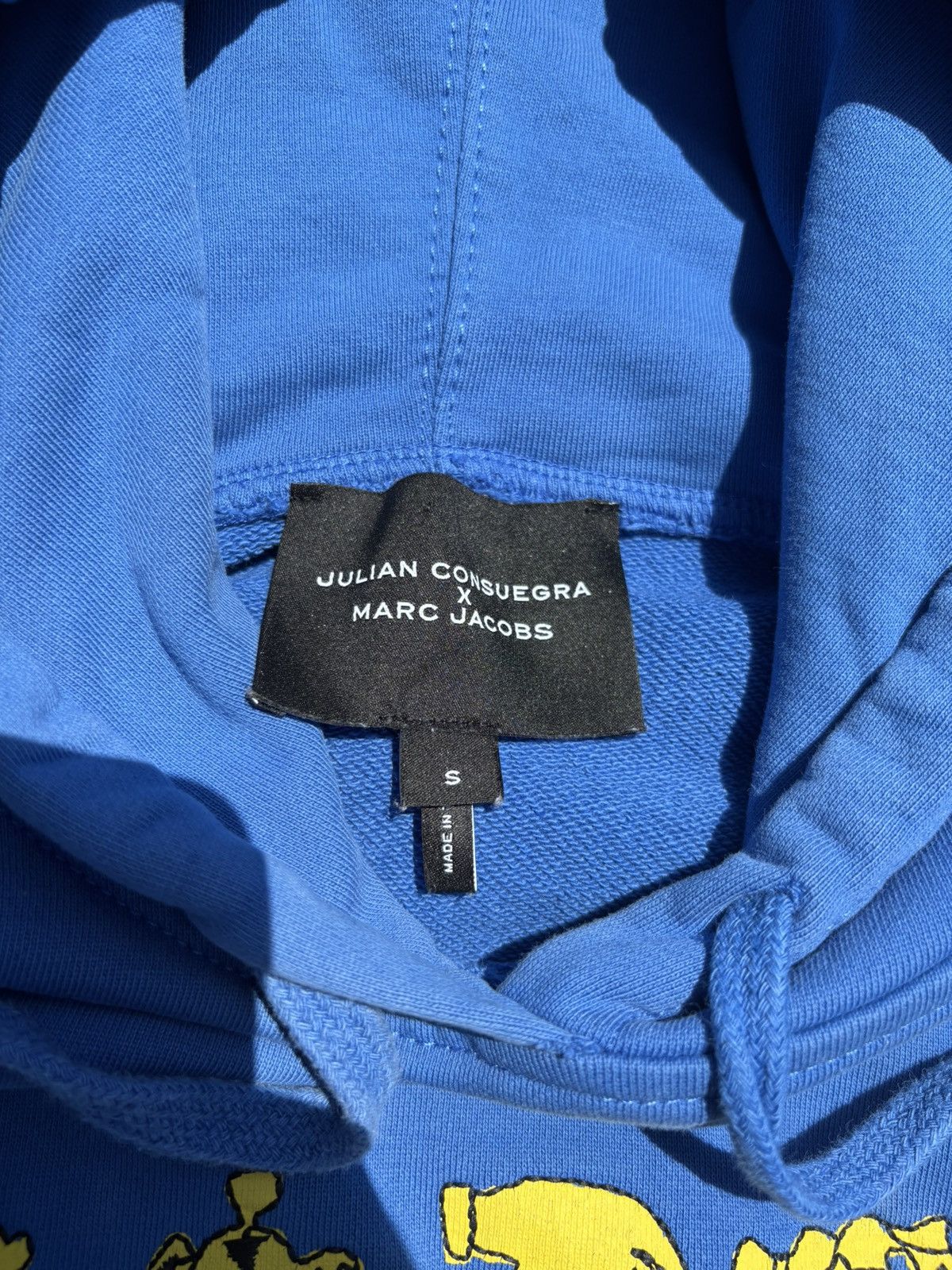 Marc Jacobs Marc Jacobs x Julian Consuegra Stray Rats Blue Hoodie Size US S / EU 44-46 / 1 - 3 Thumbnail