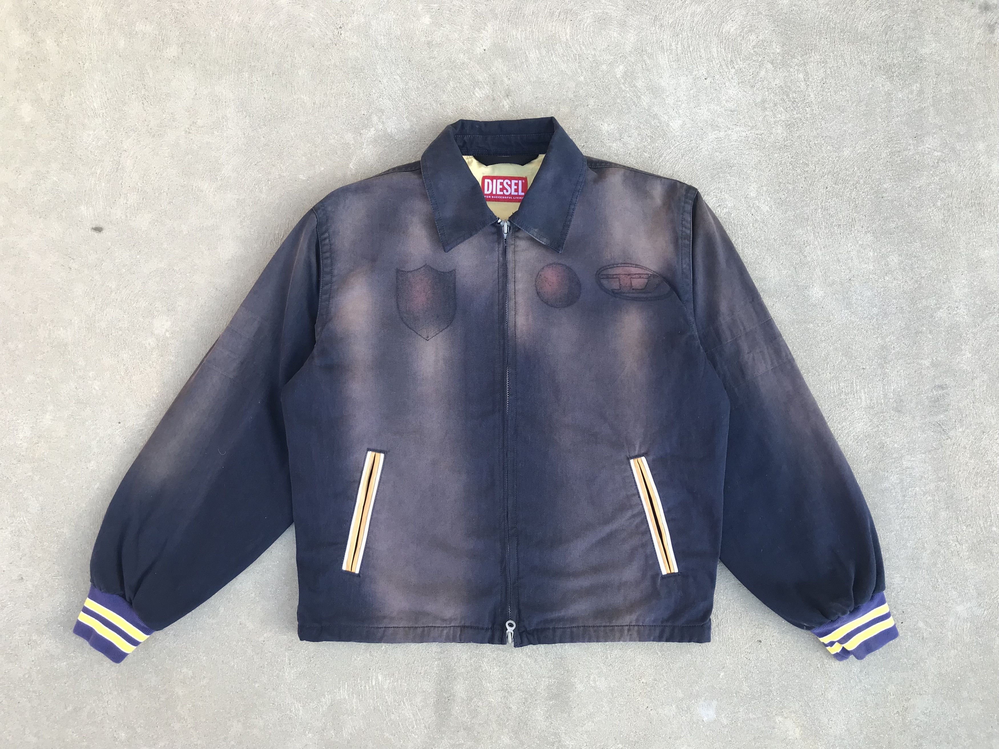 Diesel Diesel Varsity Jacket Vintage Wash Size US S / EU 44-46 / 1 - 1 Thumbnail
