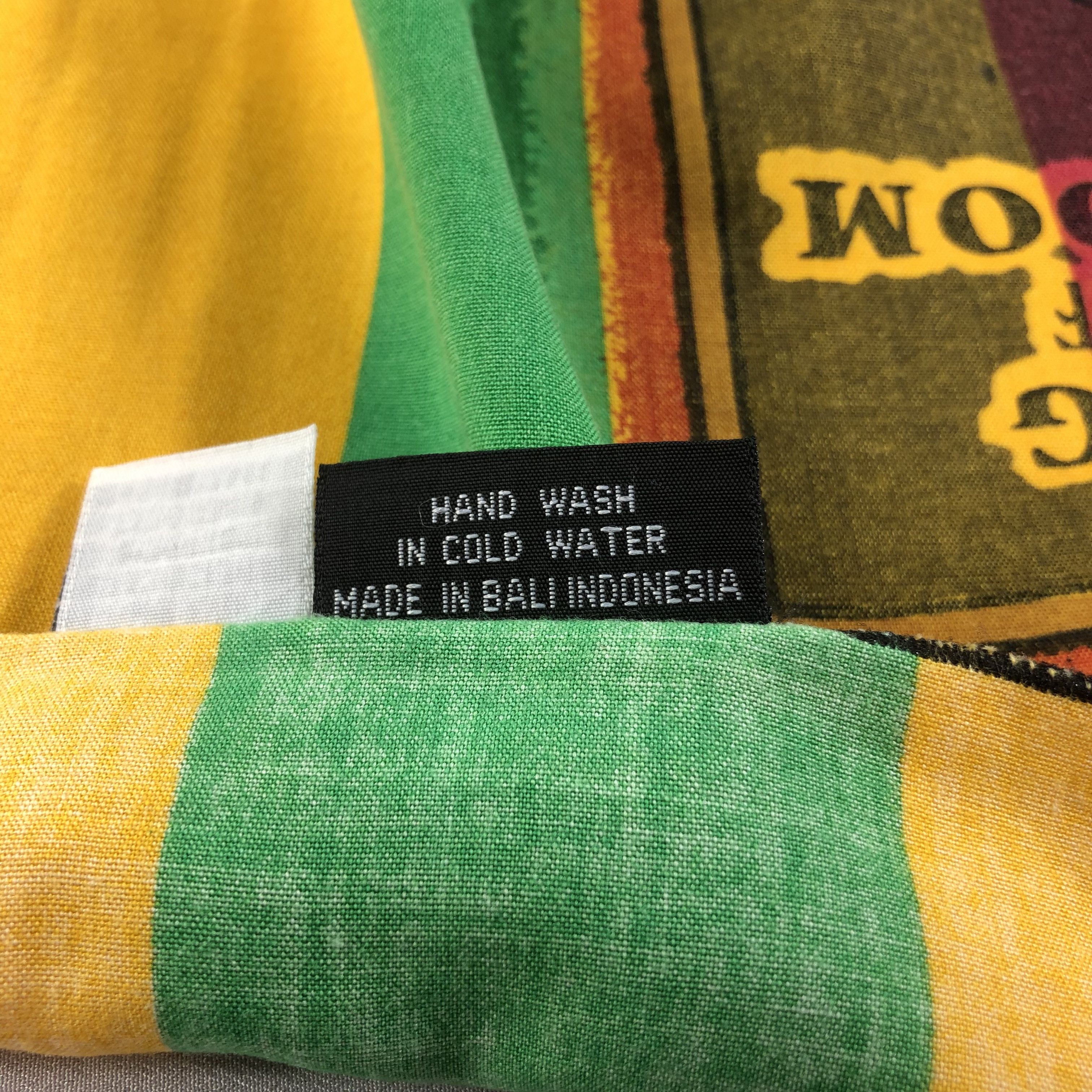 Bob Marley Bob Marley Rasta Handkerchief Neckerchief Bandana H1475 Size ONE SIZE - 5 Thumbnail