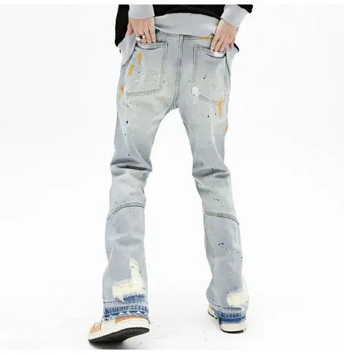 VIBE Street wash vintage y2k baggy wide leg jeans Size US 33 - 7 Thumbnail