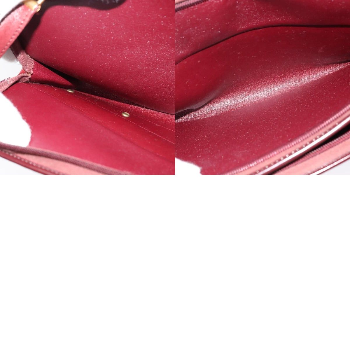 Dior DIOR Trotter Canvas Shoulder Bag Red Gold Size ONE SIZE - 12 Thumbnail