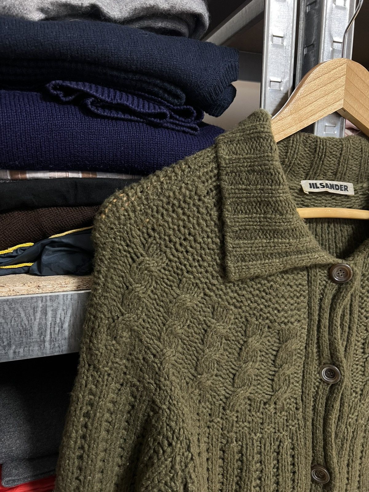 Jil Sander × Vintage Jil Sander Women Knitted Cardigan Sweater Cashmere Button Up Size XS / US 0-2 / IT 36-38 - 5 Thumbnail