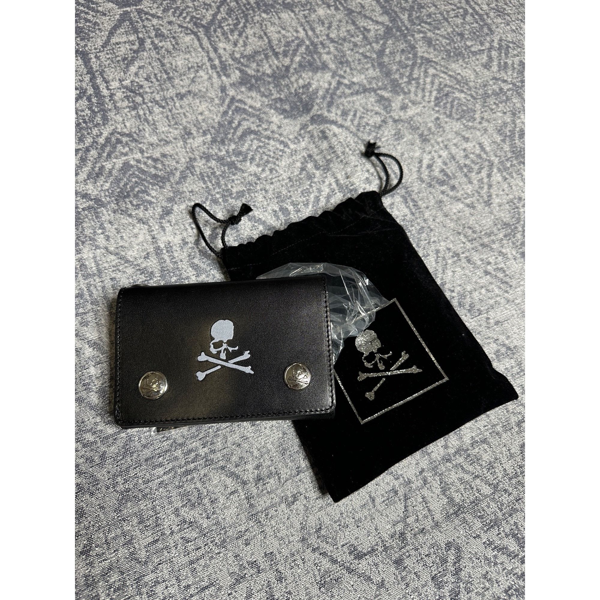 Mastermind Japan Mastermind Black Leather MJ Short Wallet Size ONE SIZE - 1 Thumbnail