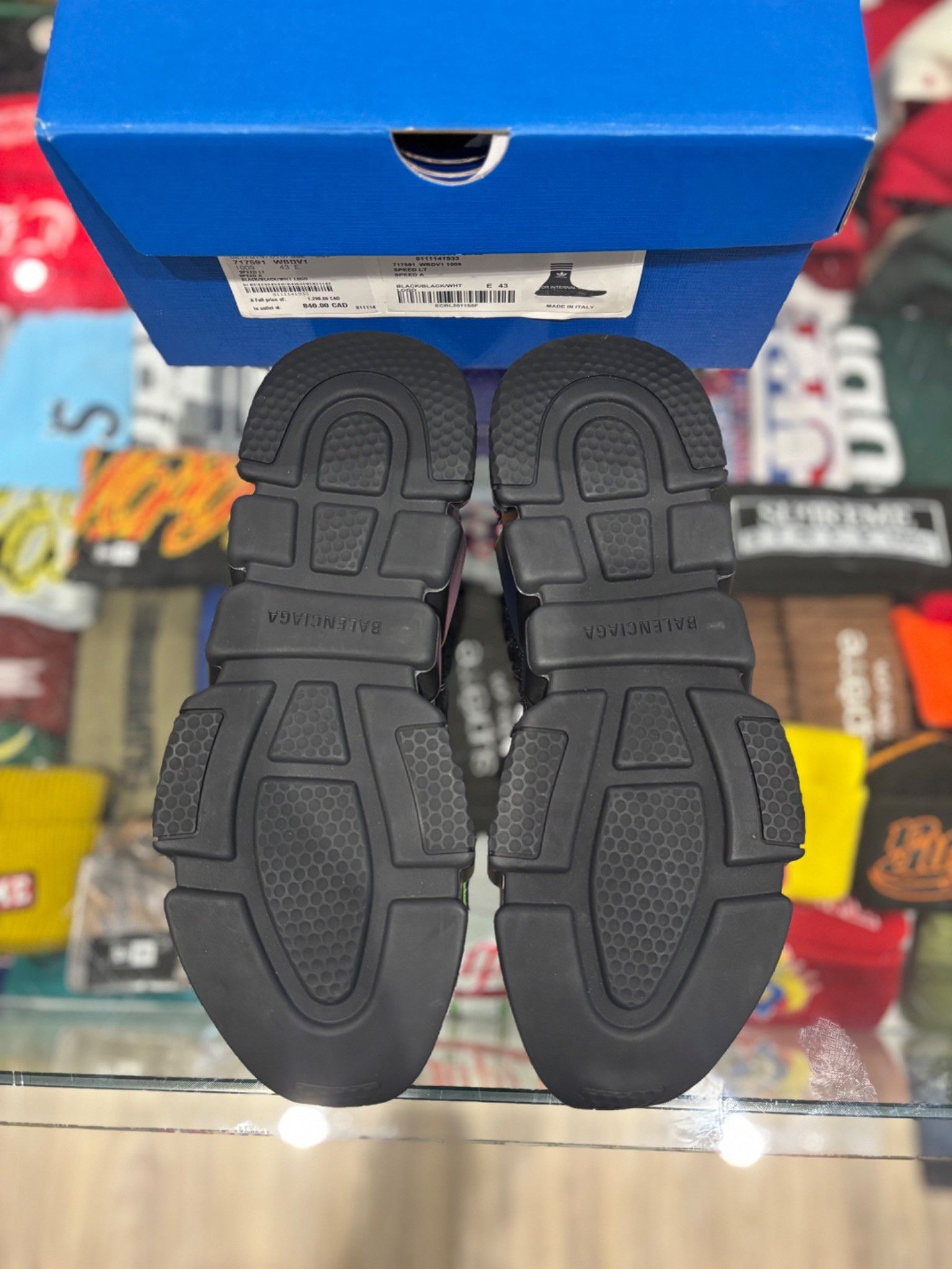 Adidas × Balenciaga Adidas x Balenciaga Speed Sneaker Black Size US 9 / EU 42 - 5 Thumbnail