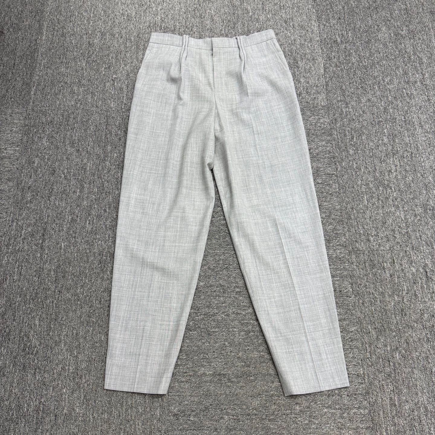 Dior Dior Gray Wool Casual Trousers Size 52 Size US 36 / EU 52 - 1 Thumbnail