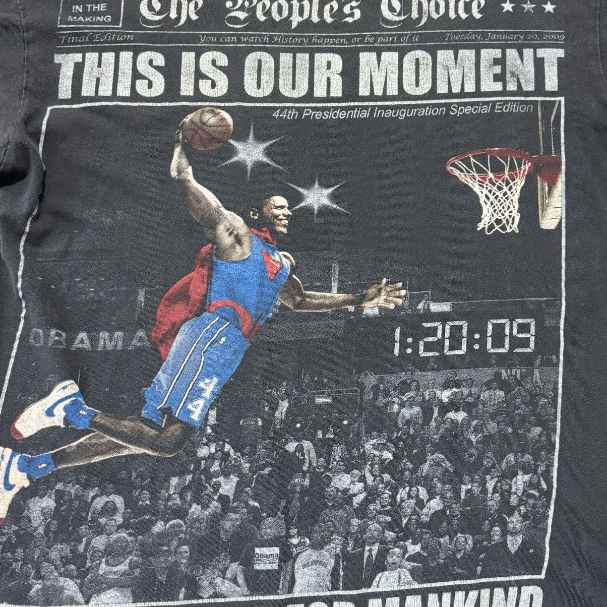 Vintage Obama Superman Presidential Rap Tee Fits XL-XXL Size US XXL / EU 58 / 5 - 2 Thumbnail