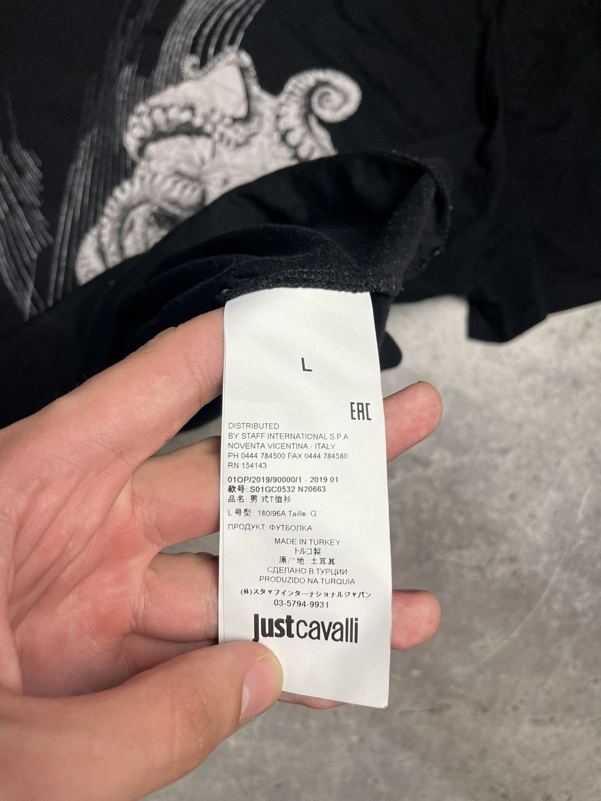 Just Cavalli Mens Vintage Just Cavalli T-shirt luxury Size US L / EU 52-54 / 3 - 9 Thumbnail
