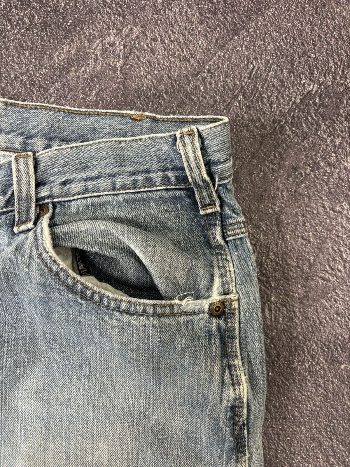 Carhartt Vintage Carhartt Washed Light Blue USA Hype Baggy Jeans Size US 36 / EU 52 - 19 Thumbnail
