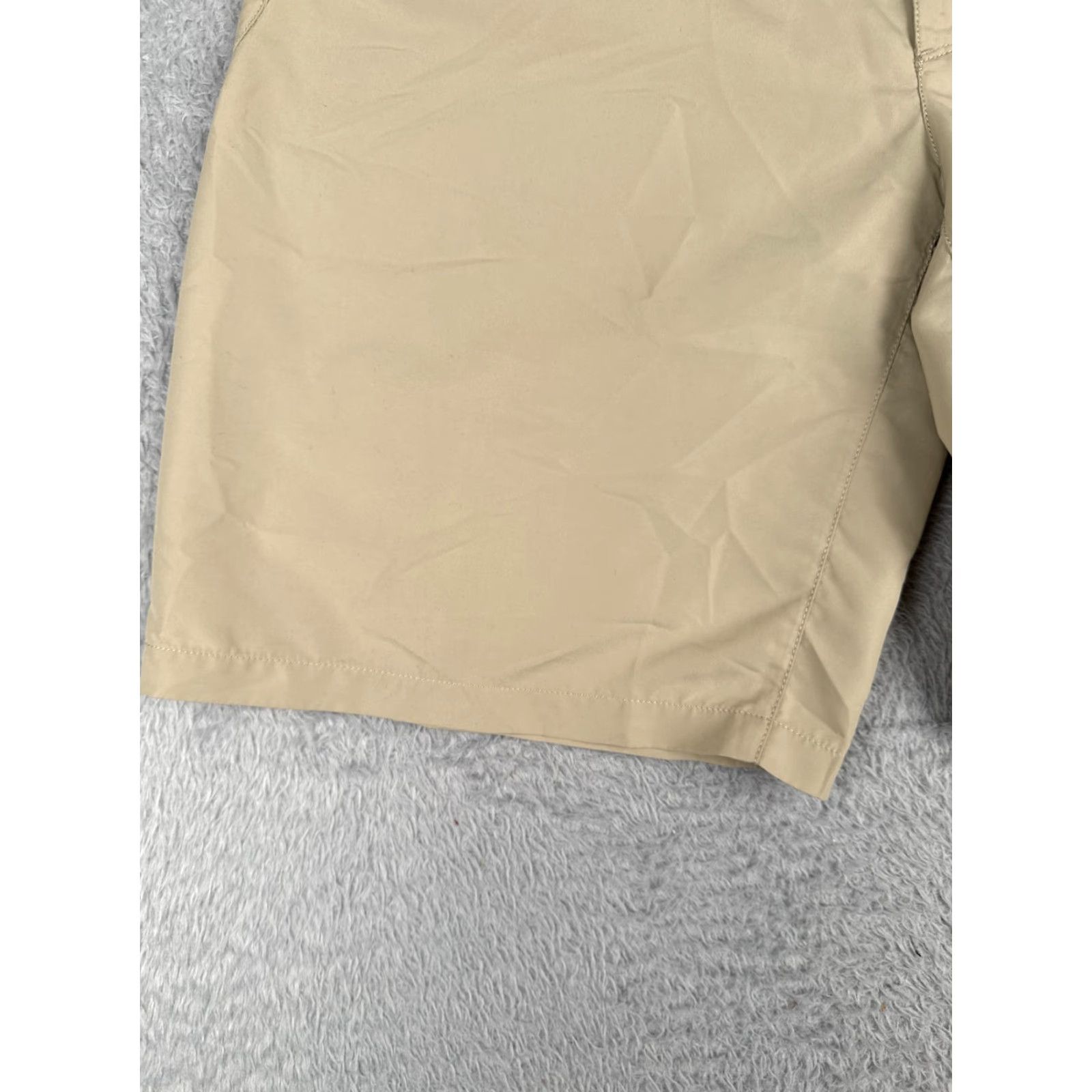 Vintage Columbia Men Shorts 34 Beige 100% Polyester Stretch Regular Fit Golf 34x10 Size US 34 / EU 50 - 3 Thumbnail
