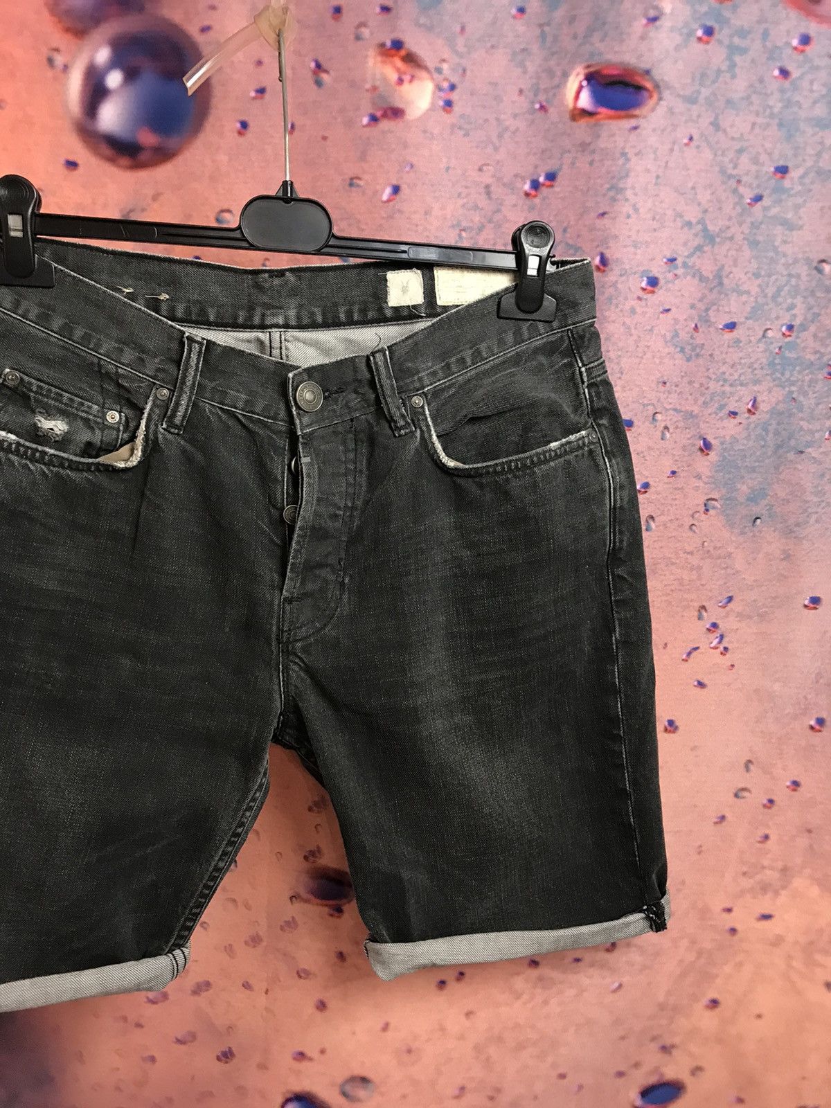 Allsaints Allsaints luxury distressed streetwear shorts size M Size US 32 / EU 48 - 2 Thumbnail