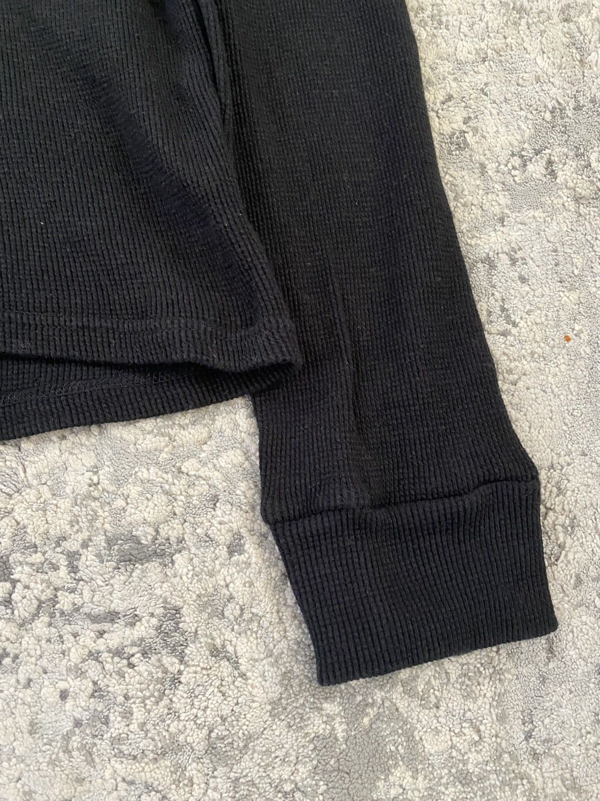 A.F Artefact Black Waffle Knit Thermal Size US L / EU 52-54 / 3 - 3 Thumbnail