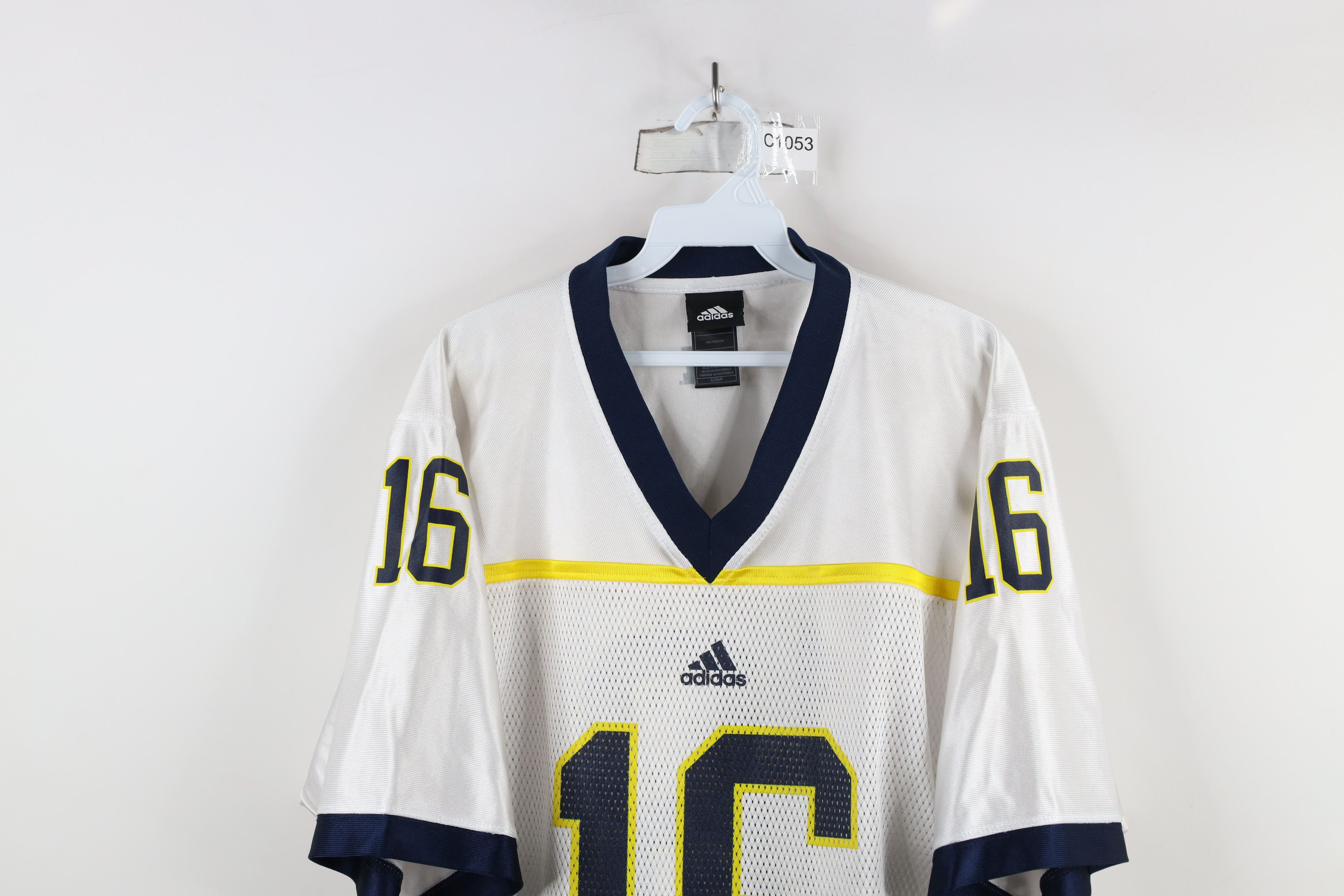 Adidas × Vintage Vintage Adidas Robinson University of Michigan Jersey Size US S / EU 44-46 / 1 - 2 Thumbnail