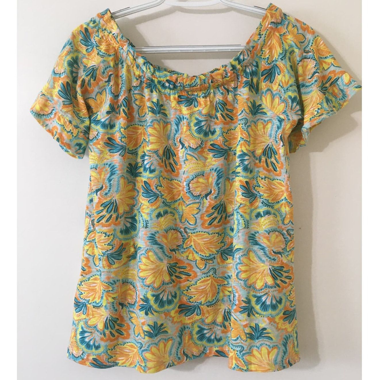 Other NWT Stella Parker Collection Small Yellow 100% Cotton Tassel Size S / US 4 / IT 40 - 2 Thumbnail