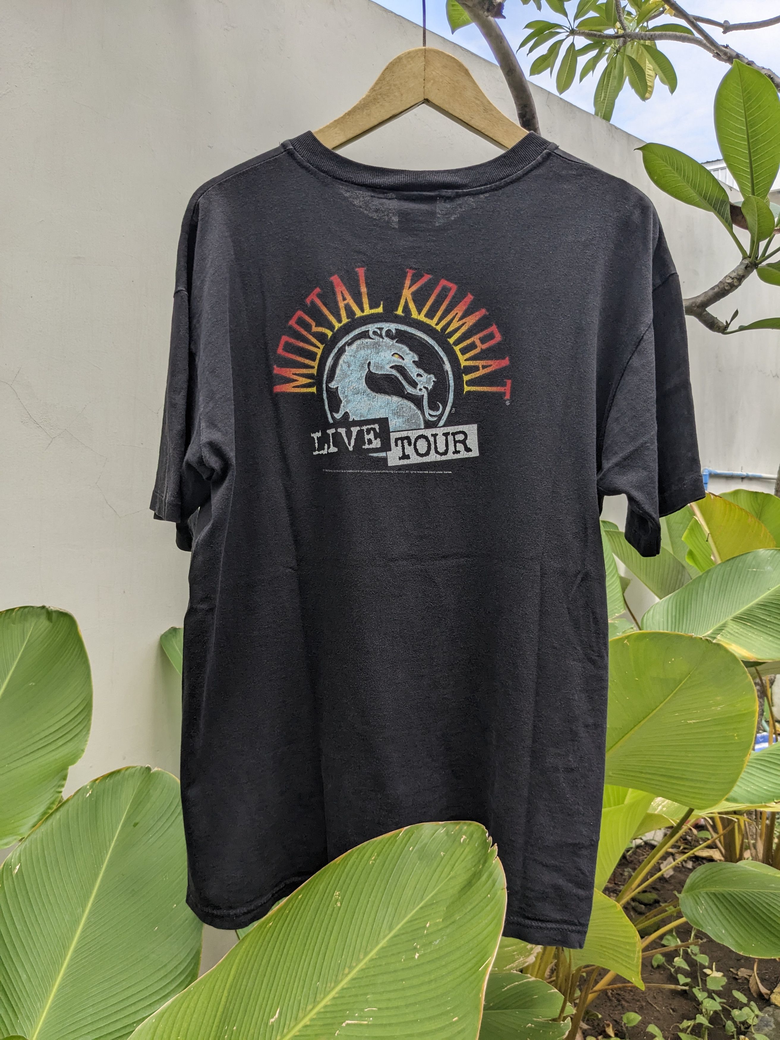 Vintage Vintage Mortal Kombat 1992 T-shirt Size US XL / EU 56 / 4 - 3 Thumbnail