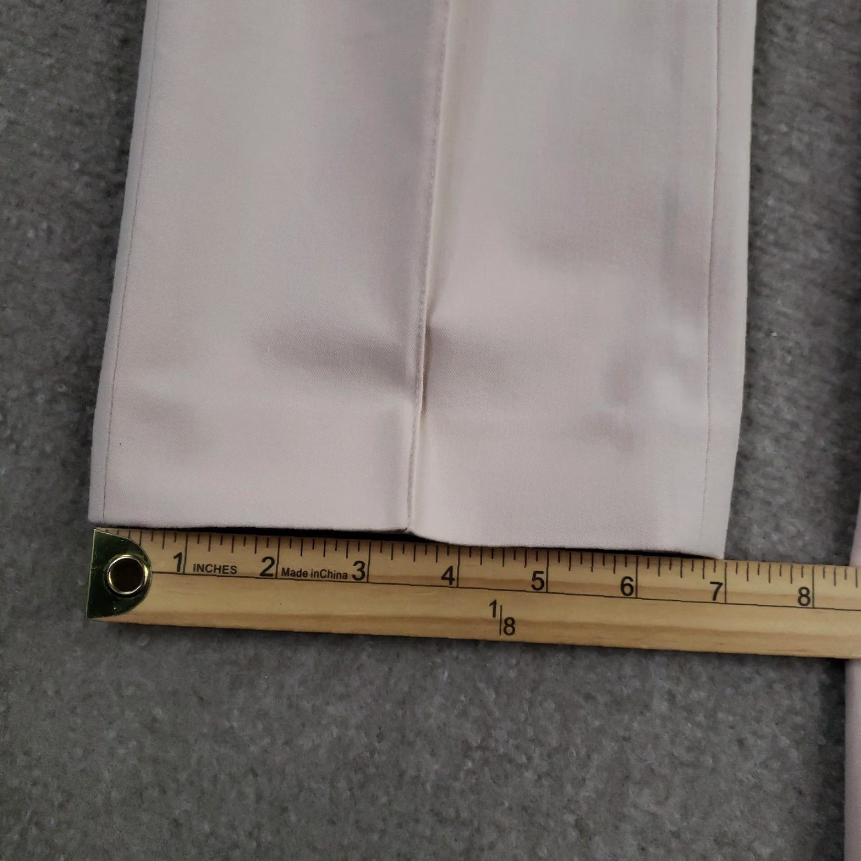 Vintage Akris Punto Dress Pants Womens 10 Pink Twill Pockets Slim Straight Office Business Size 32" / US 10 / IT 46 - 4 Thumbnail