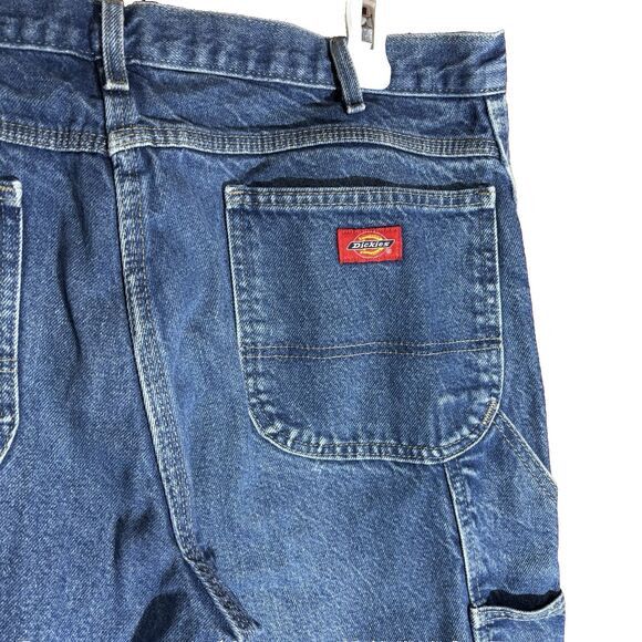 Dickies Dickie Carpenter Jean Men 38 Blue Workwear Hammer Loop Tool Size US 38 / EU 54 - 5 Thumbnail