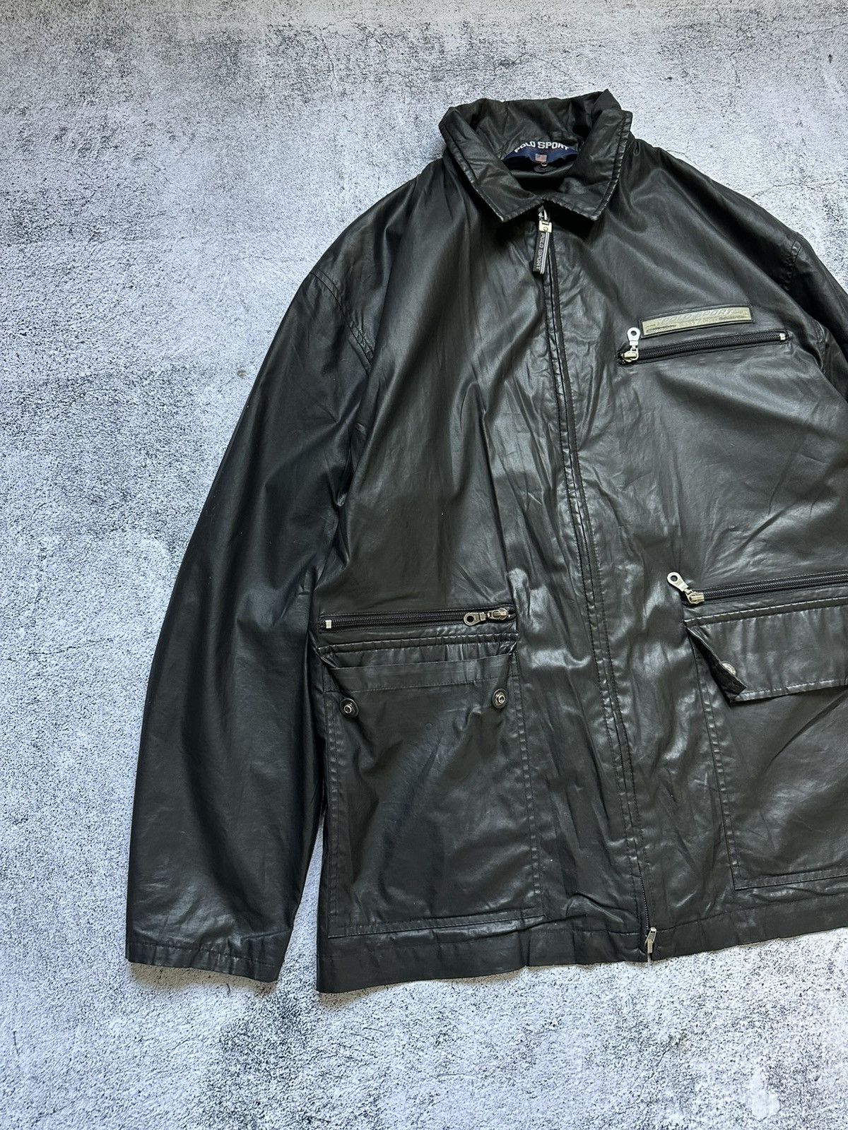 Ralph Lauren Rare Vintage Polo Ralph Lauren Sport Full Nylon Jacket Size US M / EU 48-50 / 2 - 4 Thumbnail