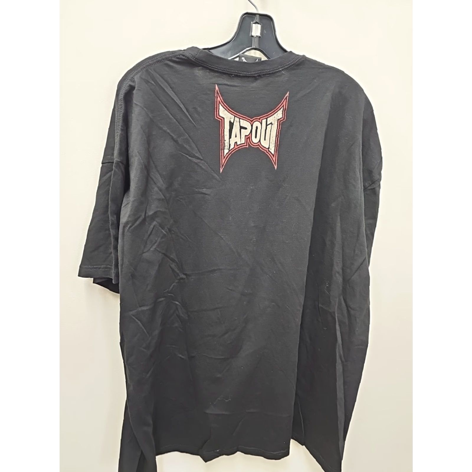 Tapout Tapout Shirt Mens 3XL Black Graphic Print Grunge Vintage T-Shirt Crew Neck Casual Short Sleeve Logo Size US XXL / EU 58 / 5 - 5 Thumbnail