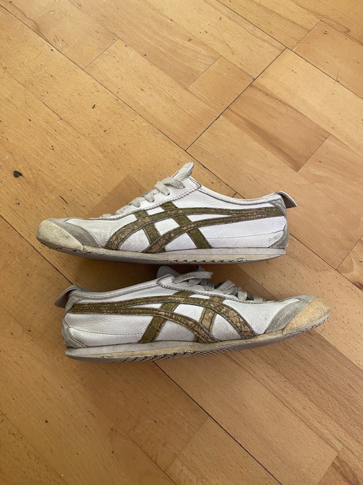 Asics × Onitsuka Tiger × Vintage Asics Onitsuka Tiger "Green White" shoes Size US 6 / IT 36 - 3 Thumbnail