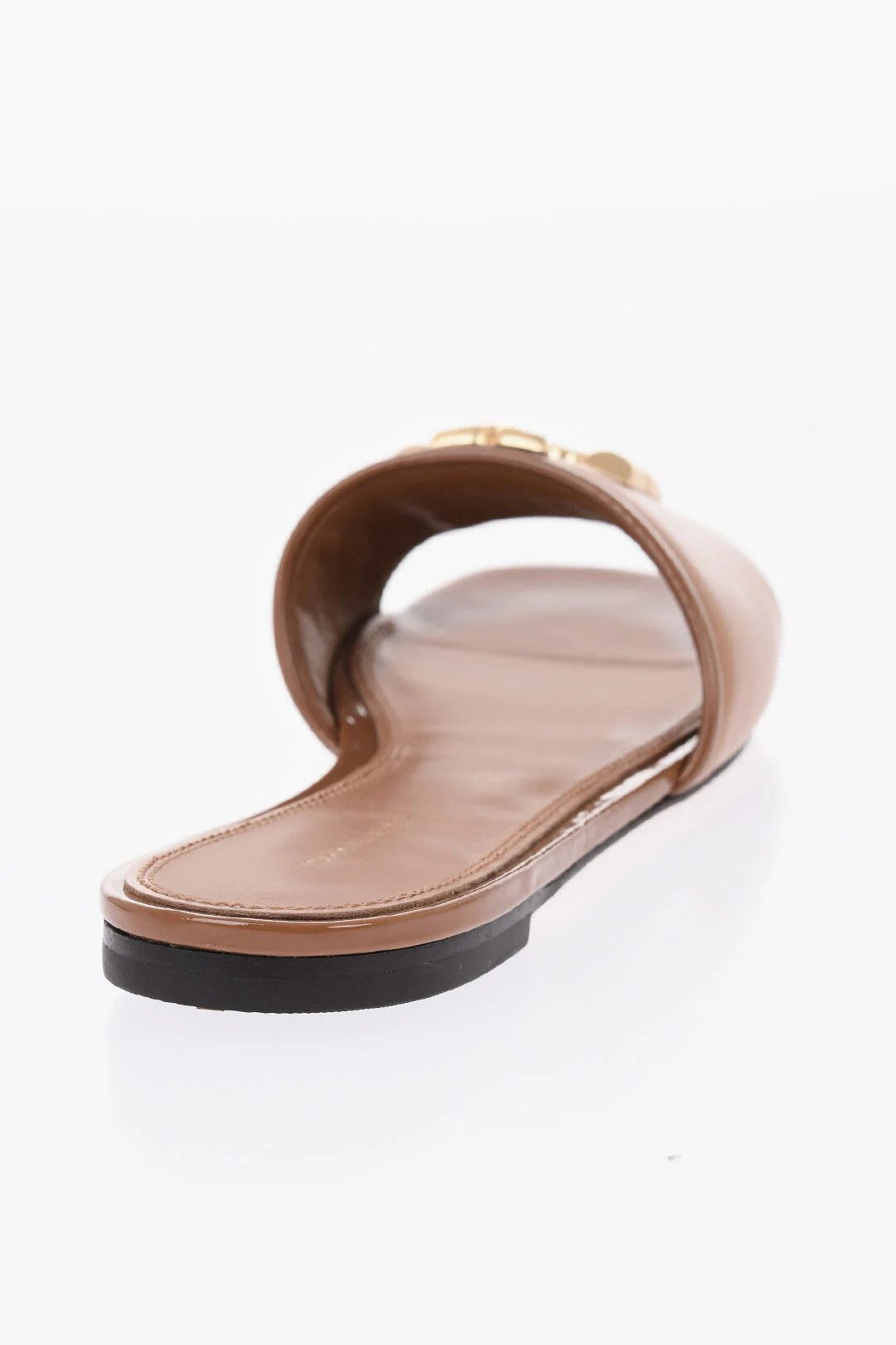 Tory Burch og1mm0426 Leather Slides in Brown Size US 6.5 / IT 36.5 - 2 Thumbnail