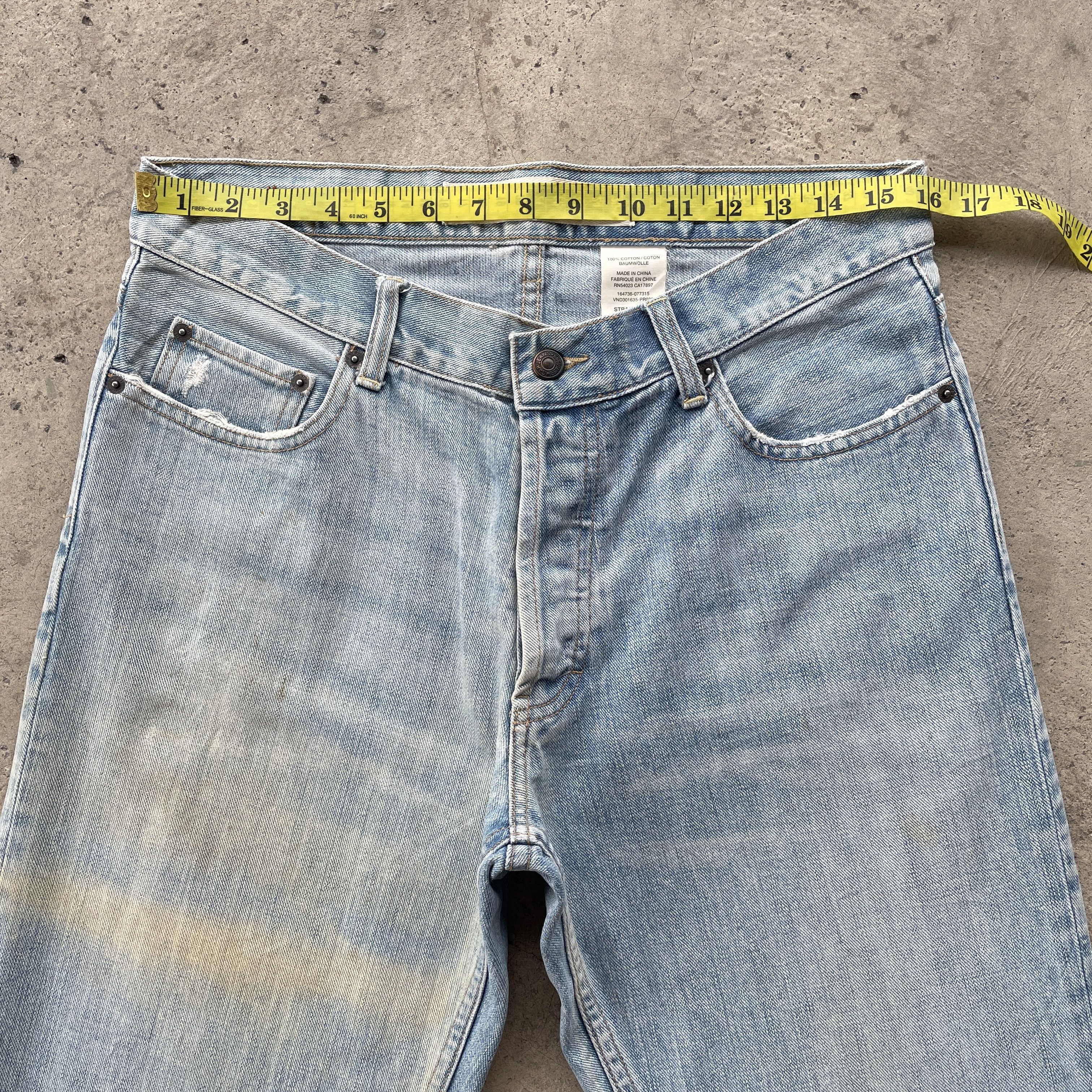 Gap × Jean W32x31.5💥 Vintage 1969 Gap Denim Faded Jeans Pants Size US 32 / EU 48 - 5 Thumbnail