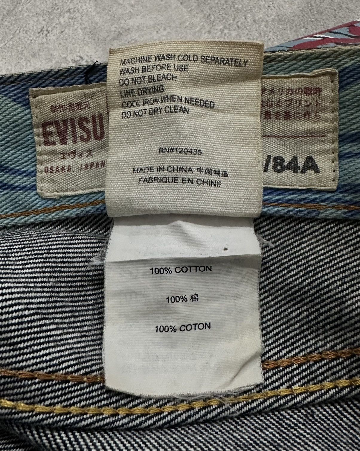 Evisu Evisu Daicock Red Line Selvedge Jeans Size US 34 / EU 50 - 10 Thumbnail