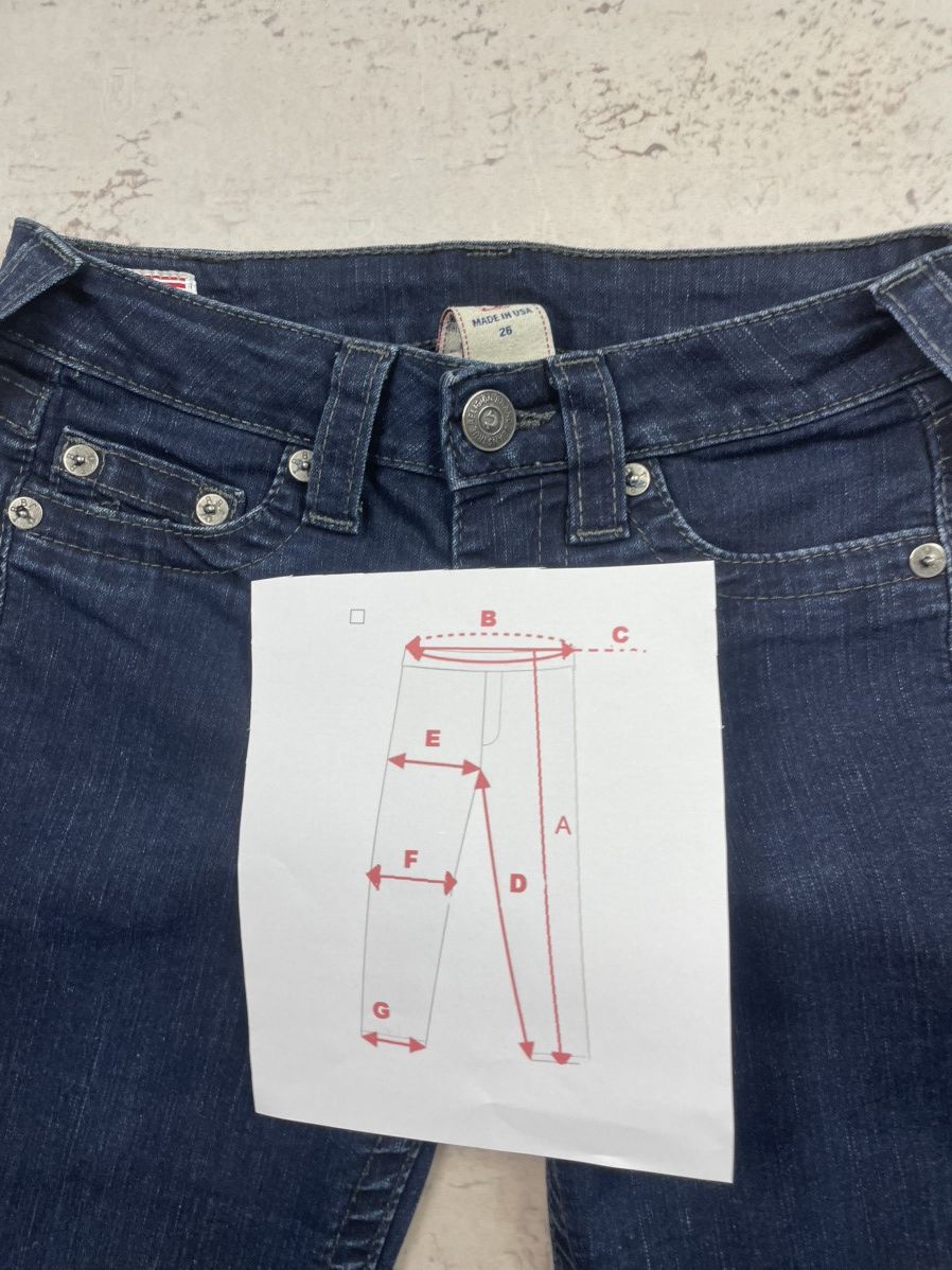 True Religion True Religion (Women’s) Section Malle Skinny W26 L27 Navy Size 26" / US 2 / IT 38 - 5 Thumbnail