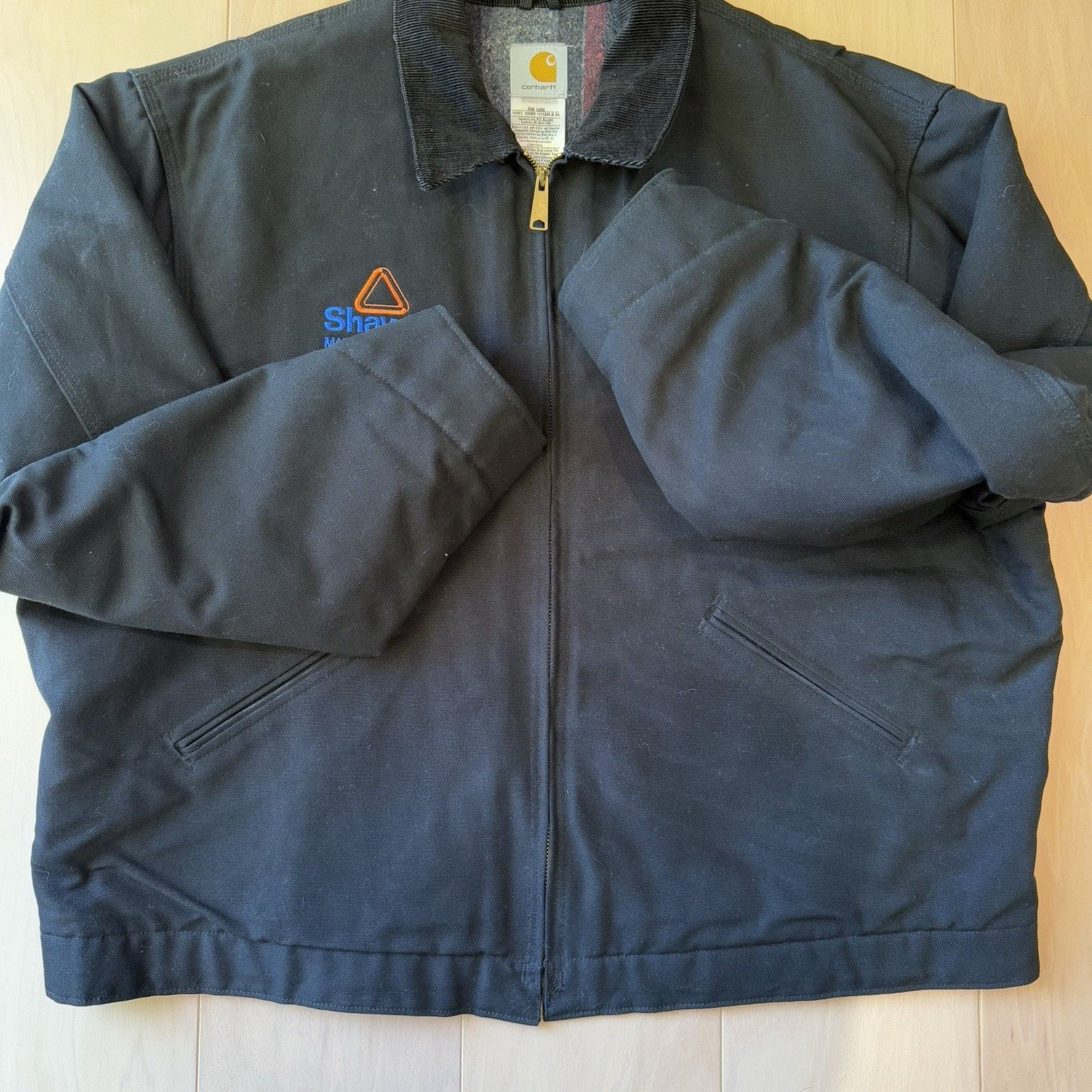 Carhartt Carhartt Detroit Jacket 52 Black Workwear Full Zip Bomber Size US XL / EU 56 / 4 - 5 Thumbnail