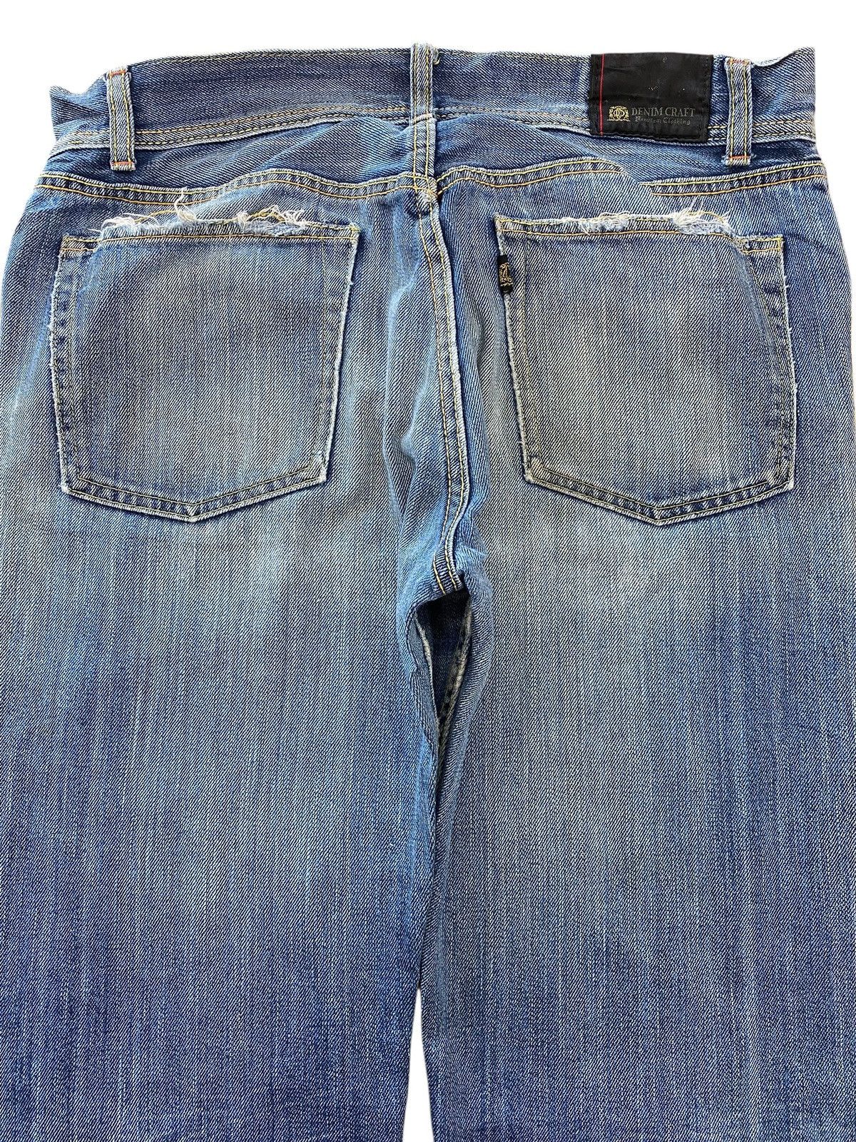 Japanese Brand Japanese Brand Faded Wash Patches Straight Leg Style Jeans Size US 34 / EU 50 - 4 Thumbnail