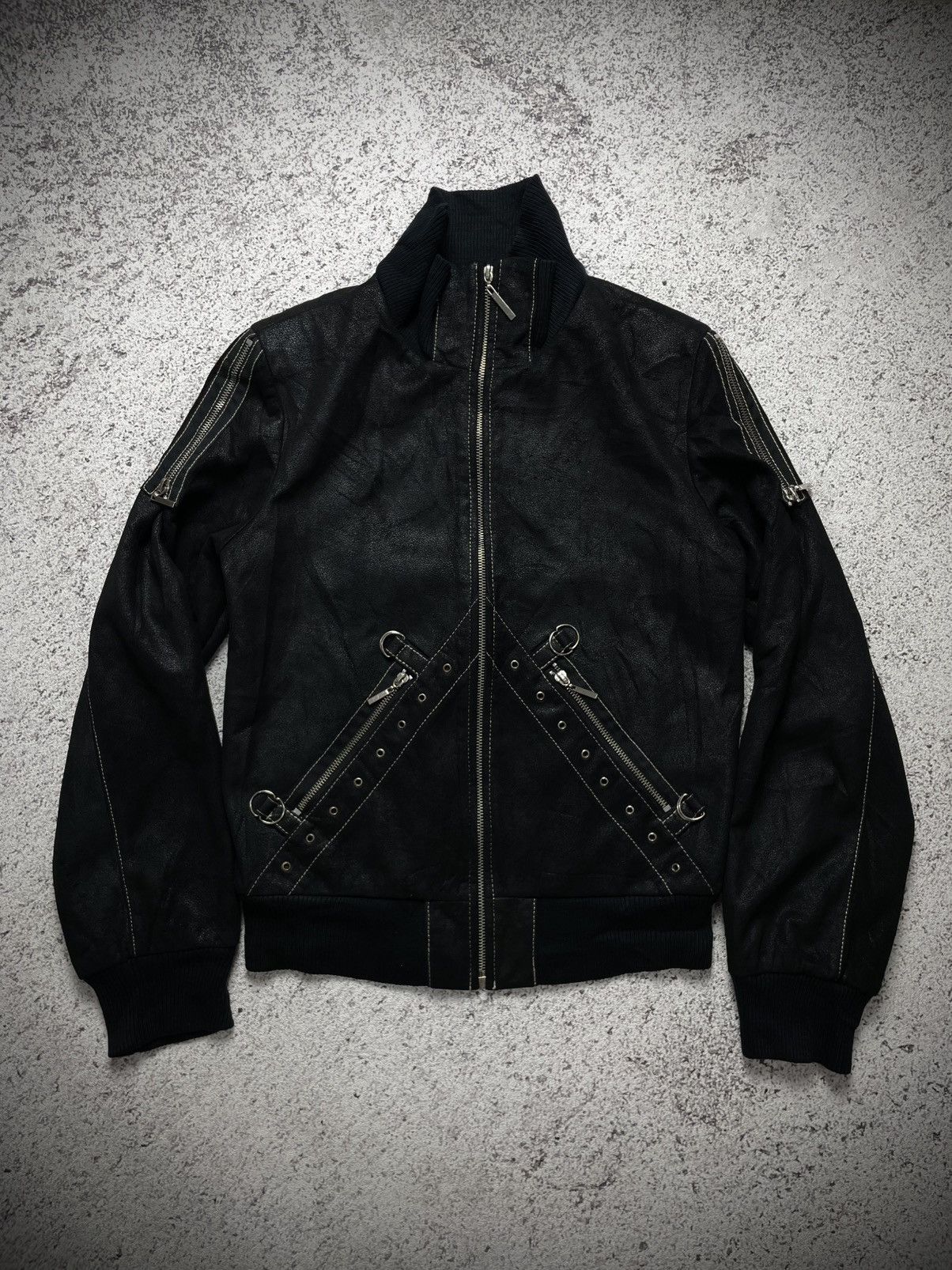 If Six Was Nine 2000s in form - Bondage Gothic Punk Jacket LGB If6was9 Style Size US M / EU 48-50 / 2 - 3 Thumbnail