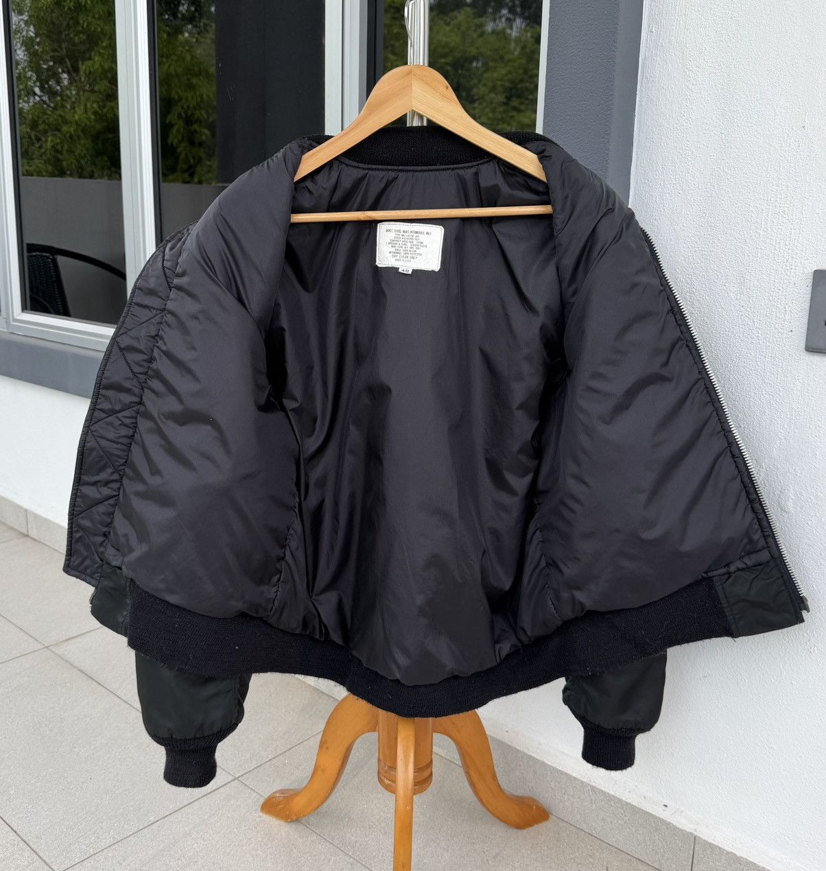Vintage Vintage SPIEWAK Golden Fleece MA-1 Bomber Jacket USA Size US M / EU 48-50 / 2 - 3 Thumbnail
